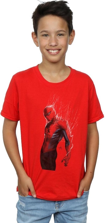 Actual product image Boys Spider-Man Web Wrap T-Shirt (116)