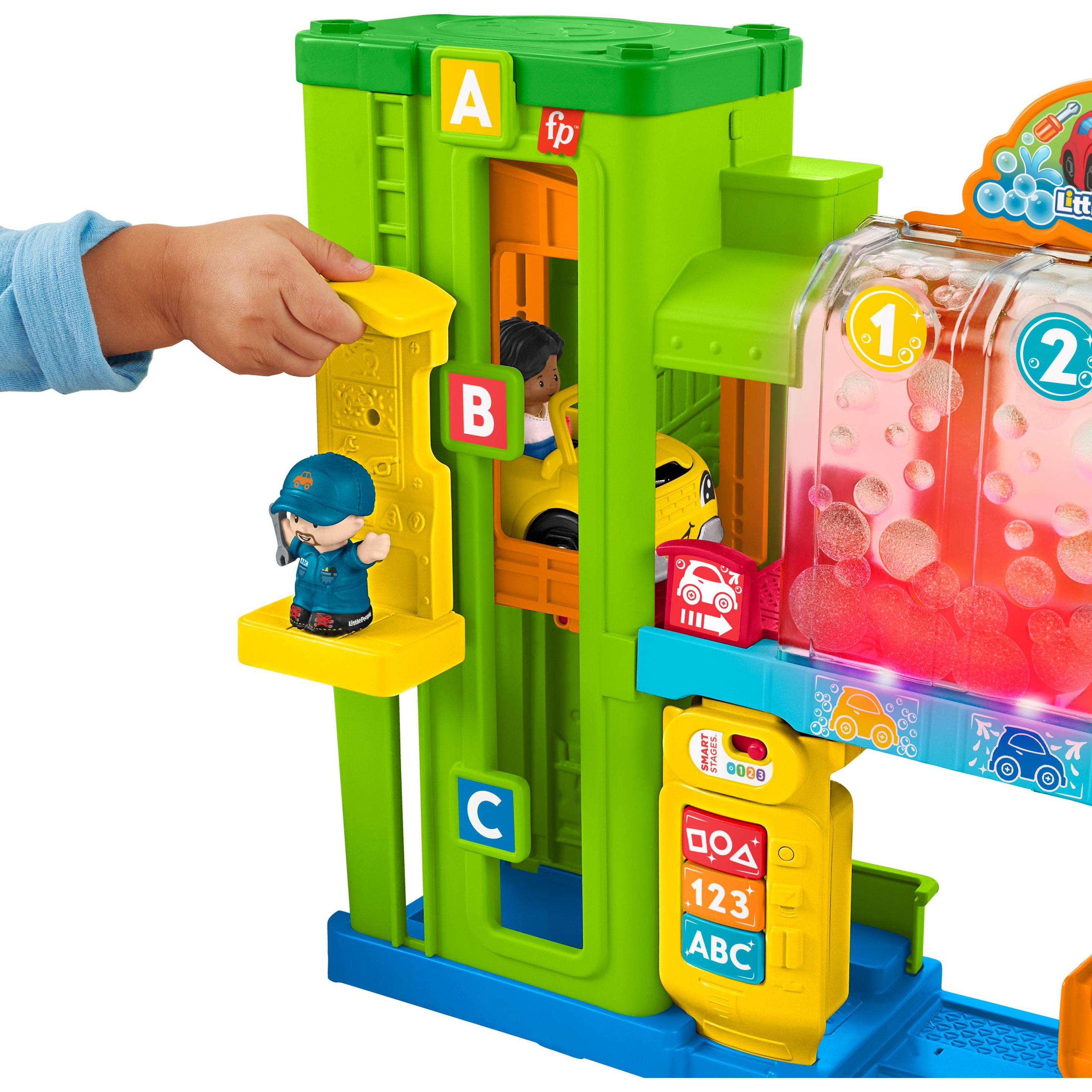 Thumbnail - Mattel, Krabbeldecke + Spielbogen, Fisher-Price - Little People Car Center (Nordics) (HRC60)
