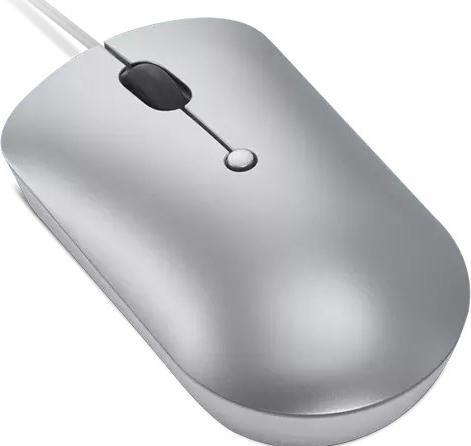 Actual product image Lenovo 540 USB-C Wired Compact Mouse sv. Å¡edá (Cable)