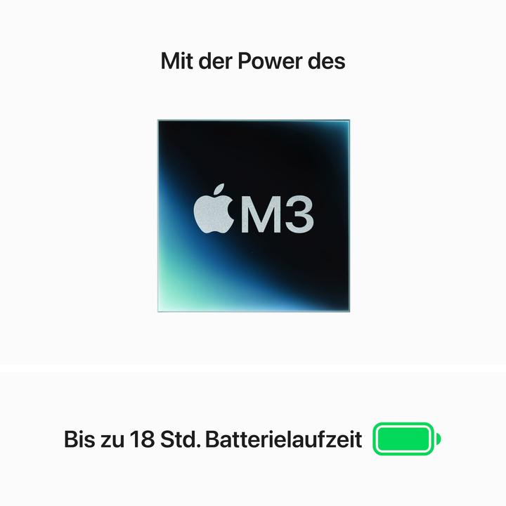 Produktbild Apple MacBook Air – 2024 (15", M3, 16 GB, 1000 GB, DE)