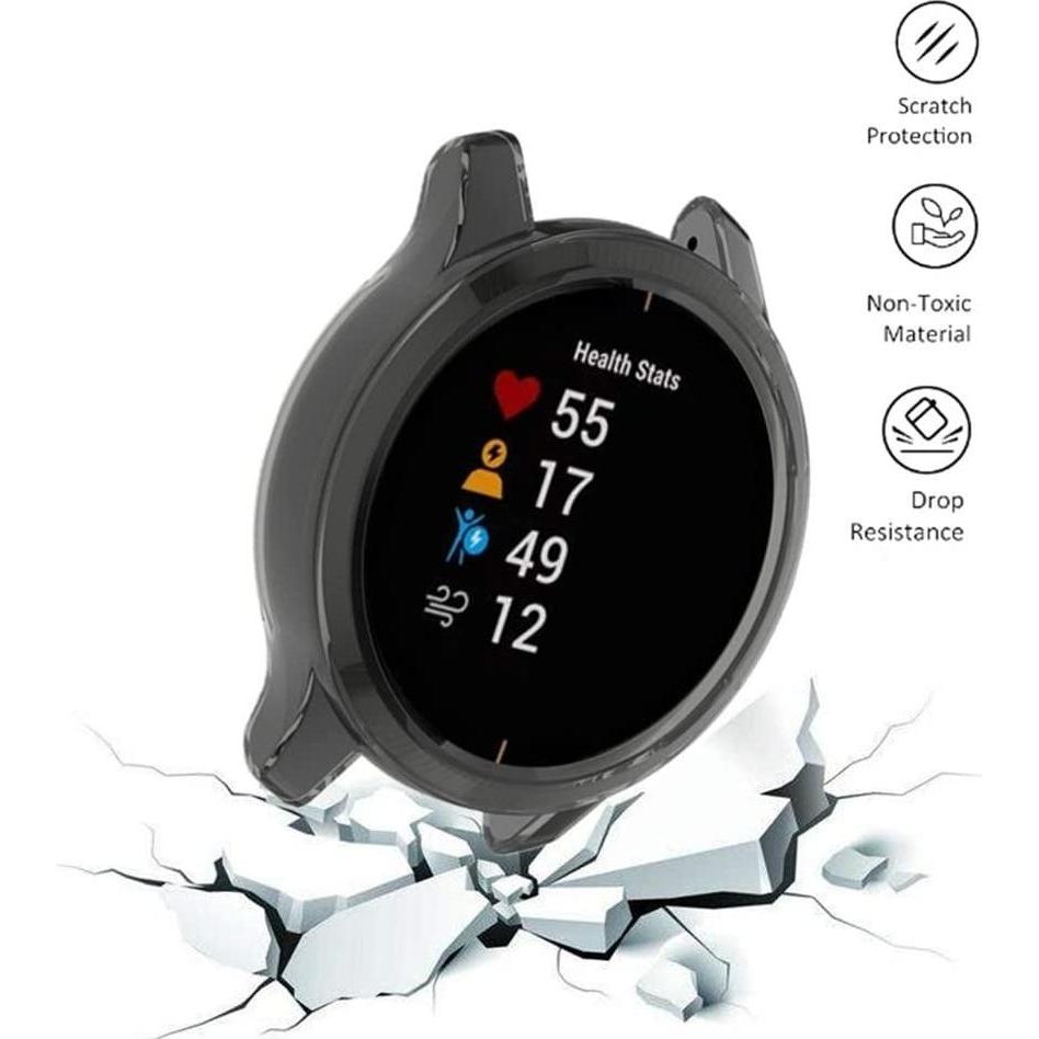 Thumbnail - Strap-it Schutzhülle (Silikon, Venu 2), Uhrenarmband, Schwarz