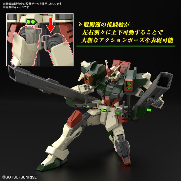 Actual product image Bandai GUNDAM - HG 1/144 Lightning Buster Gundam - Model Kit