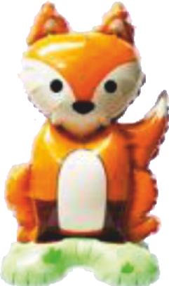 Produktbild Fungram Folienballon Mini Air Sitter Fuchs 49 x 26 x 16 cm