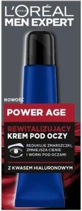 Image du produit L'Oréal Paris L'Oréal Men Power Age Crème pour les yeux 15Ml (Soin des yeux Sérum, 15 ml)