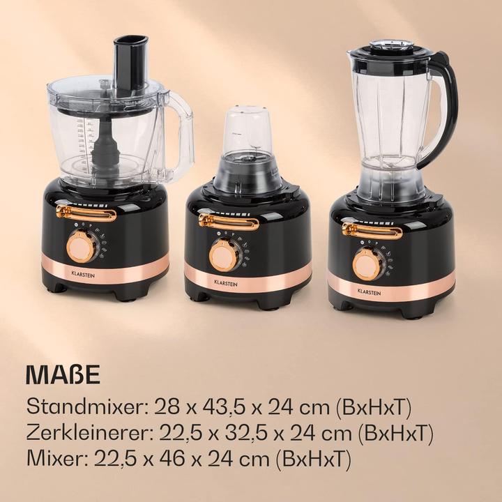 Actual product image Klarstein Multifunktionsmixer mit 6 Modi (1000 W)