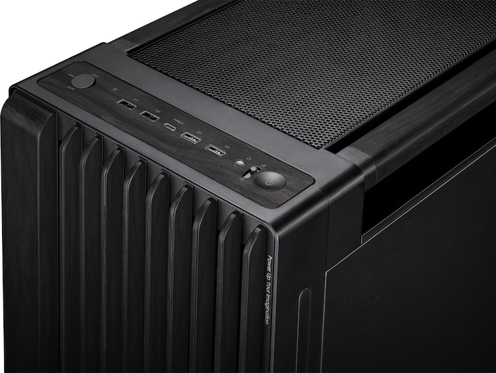Actual product image ASUS ProArt PA602 Wood Edition (mATX, Mini-ITX, Mini-DTX, E-ATX, ATX, DTX)