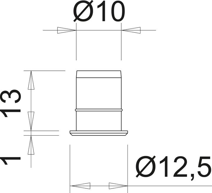 Produktbild Domus IR-Sensorschalter, Türsensor POLY IR schwarz