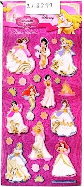 Produktbild Disney Princess Glitzer Aufkleber