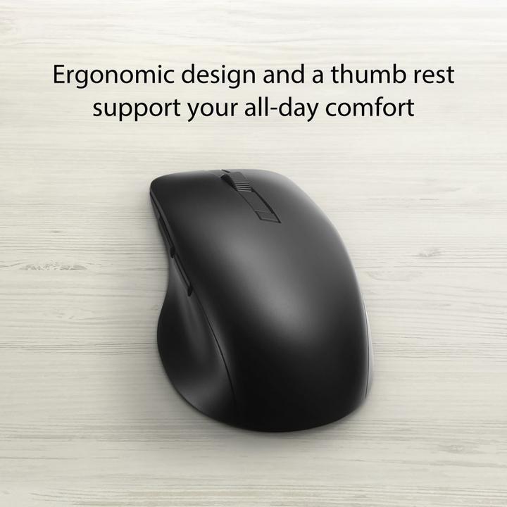 Actual product image ASUS MD200 /BK mouse Ambidextrous RF Wireless + Bluetooth Optical 4200 DPI (Wireless)