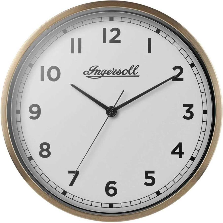 Ingersoll 1892, Orologio da parete, Ingersoll IC002GW Wanduhr im retro Look 45 cm (45 cm)