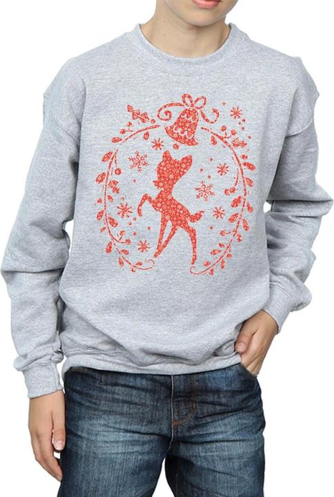Produktbild Disney Bambi Christmas Wreath Sweatshirt Jungen (116)