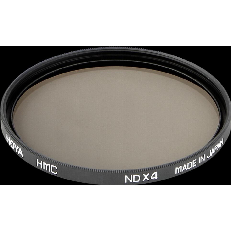 Hoya HMC ND 4 grau (67 mm, ND- / Graufilter, 67 mm), Objektivfilter, Schwarz