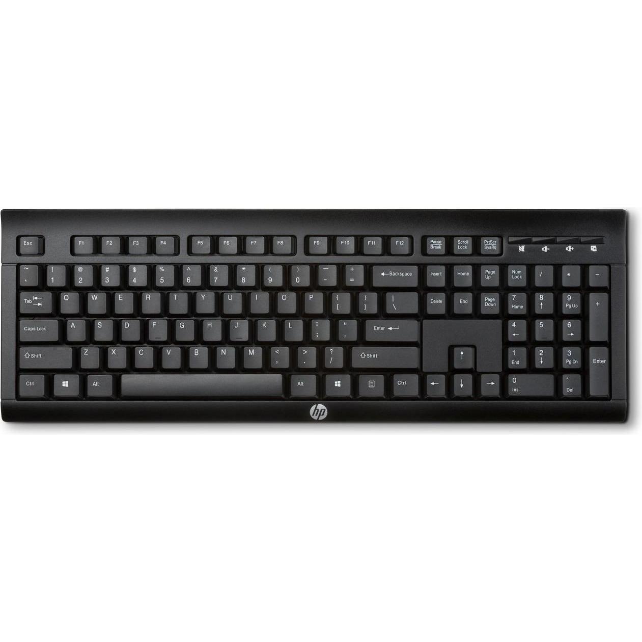 HP WIRELESS KEYBOARD K2500 FIN (Deutschland, Kabellos), Tastatur