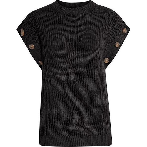 B.young, Damen, Weste, damenweste bxmeissa, Schwarz, (L)