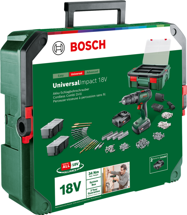 Actual product image Bosch Home & Garden UniversalImpact 18V (Rechargeable battery operated)