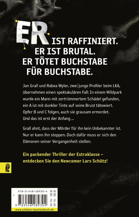 Produktbild Der Alphabetmörder (Deutsch, Lars Schütz, 2018)