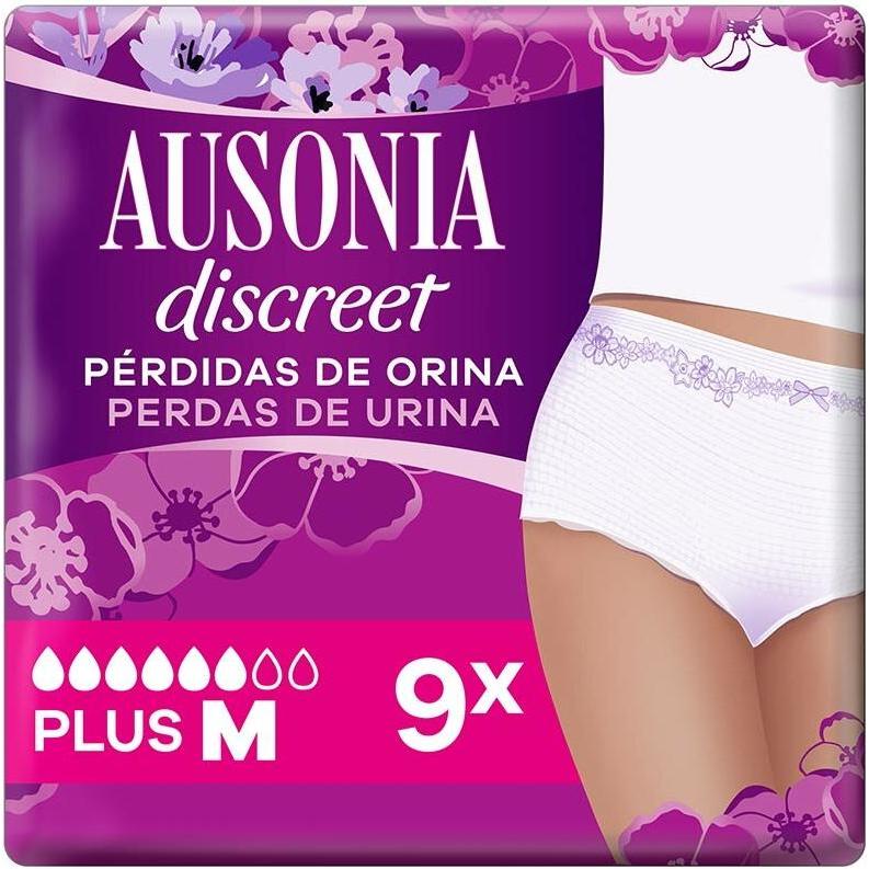 Ausonia, Inkontinenzhygiene, Discreet M Plus Pants 9 Units (8 x)
