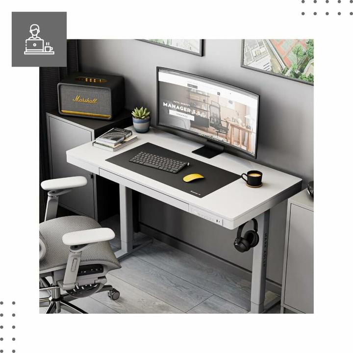 Produktbild Mark Adler Biurko elektryczne MA-Leader 8.2 White