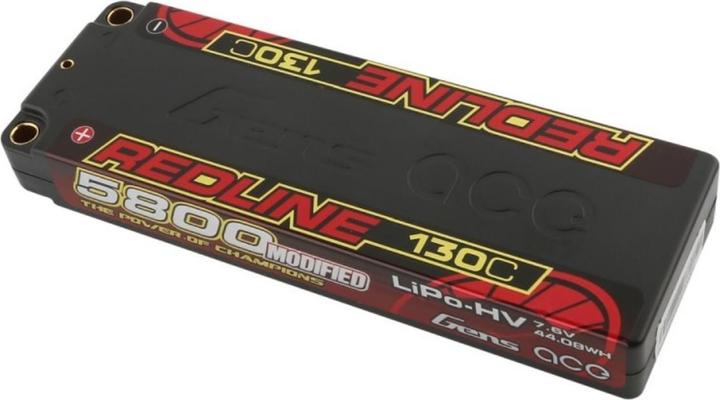 Produktbild Gens Ace RC-Akku LiHV 5800 mAh 7.6 V 130C 2S1P Redline Series (7.60 V, 5800 mAh)