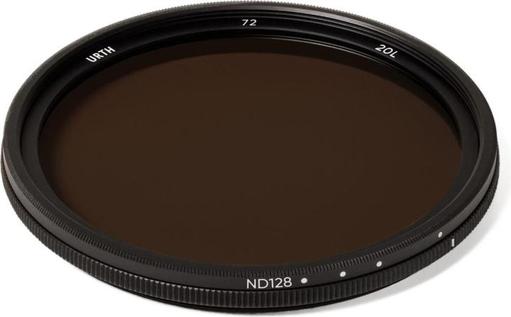 Productafbeelding Urth 72mm ND8 128 (3 7 Stop) Variabel ND Lensfilter (Plus+) (72 mm, ND / grijsfilter)