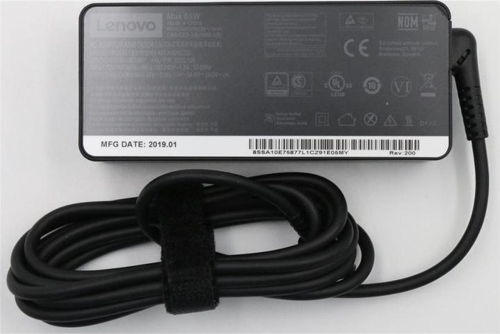 Actual product image Lenovo AC adapter 65 Watt 2 Pin (65 W)