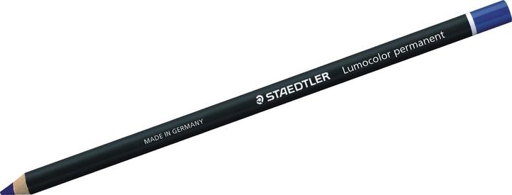 Produktbild Staedtler Lumocolor Permanent - Glasochrom - Marker (Blau, 4 mm, 1 x)