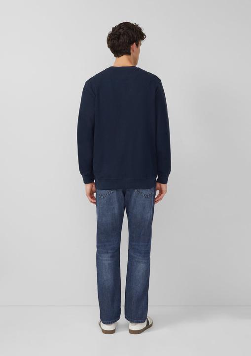 Produktbild s.Oliver Sweatshirt Strukturiertes Sweatshirt mit Rippbündchen (L)