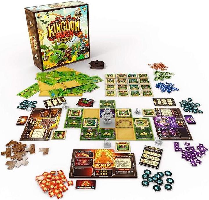 Actual product image Mirakulus 1023738 - Kingdom Rush - Board game for 1 - 4 players, ages 12+ (DE edition) (German, 1 - 4 Players)