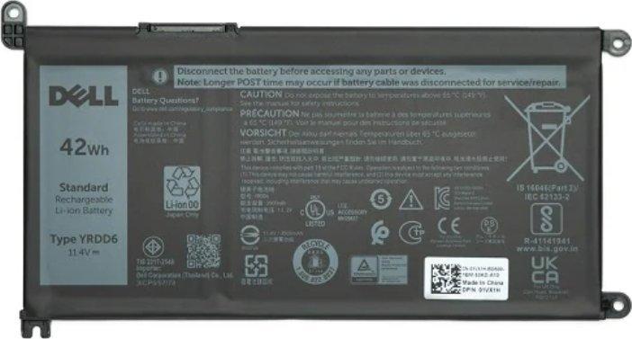 Actual product image Dell Battery, 42WHR, 3 Cell (3 Cells, 3500 mAh)