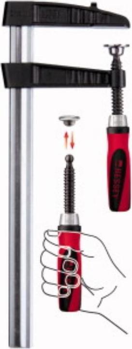 Actual product image Bessey Screw clamp Malleable cast iron screw (2500 mm)
