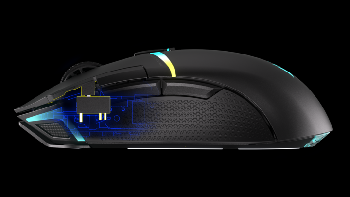 Produktbild Corsair Nightsabre (Kabelgebunden, Kabellos)