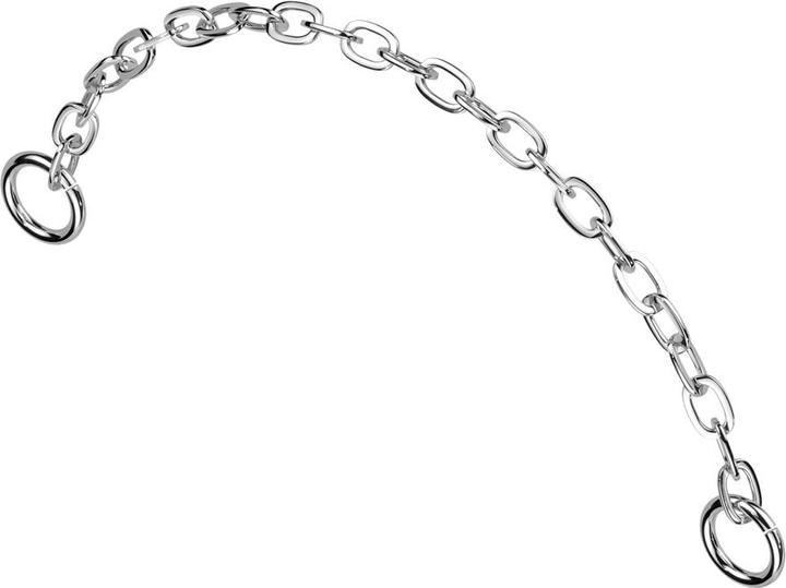 Actual product image Star Piercing Connecting chain Basic silver (Titanium, without brass)