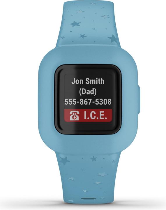 Actual product image Garmin Vivofit jr. 3 Blue Stars (20 mm)