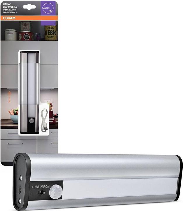Produktbild Osram HOMELIGHTING Linear LED Mobile USB 200 White 4099854497391 LED-Unterbauleu (69 lm)