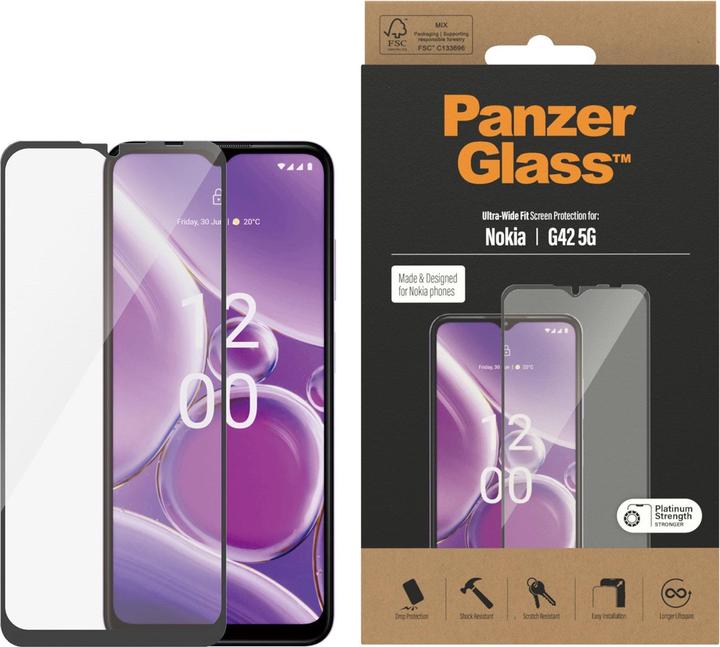 Actual product image PanzerGlass Ultra-Wide Fit (1 Piece, Nokia G42)