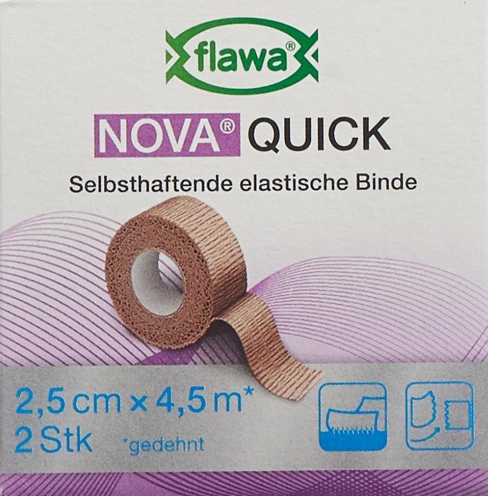 Produktbild Flawa Nova Quick kohäsive Reissbinde 2.5 cm x 4.5 m