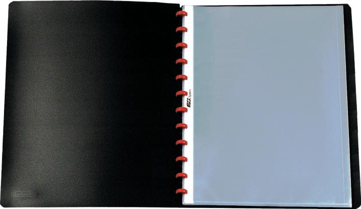 Immagine prodotto Herlitz Quaderno EasyFix, DIN A4, con 20 tasche, nero (A4, 1x)