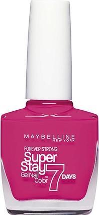 Image du produit Maybelline New York Gemey Maybelline Forever Strong Super Stay 7 Days Nail Polish in Fuchsia Rose 10ml (Rose Fuchsia)