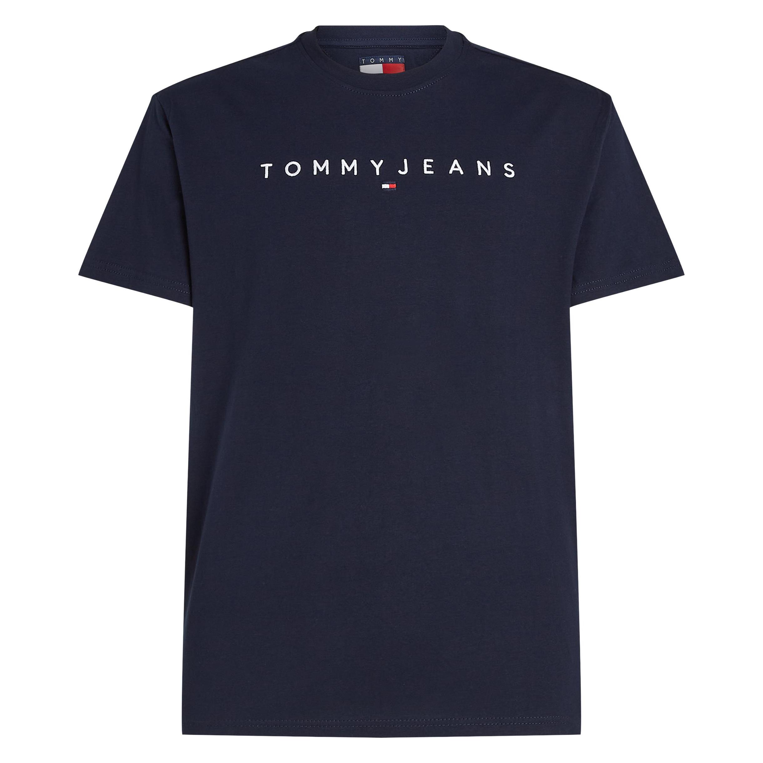 Tommy Jeans, Mannen, T-shirts, 10021291, Blauw, (Xxl)