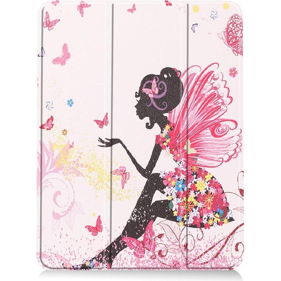 Cover-Discount iPad Air 11 2024 - Smart Case Pencil Halter Motiv (iPad Air 11 2024 (M2)), Tablet Hülle, Mehrfarbig