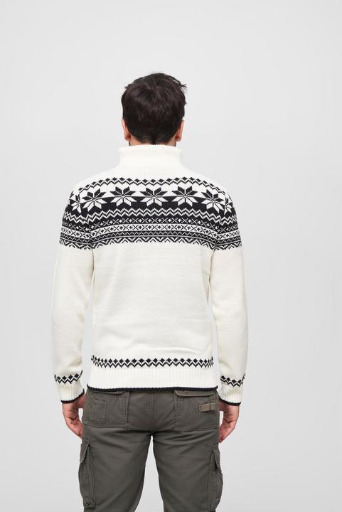 Produktbild Brandit Norwegian Wollpullover Grösse S Farbe Weiss (S)