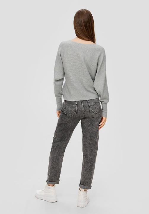 Produktbild s.Oliver Strickpullover Rippstrickpulli mit Fledermausarm (XXL)