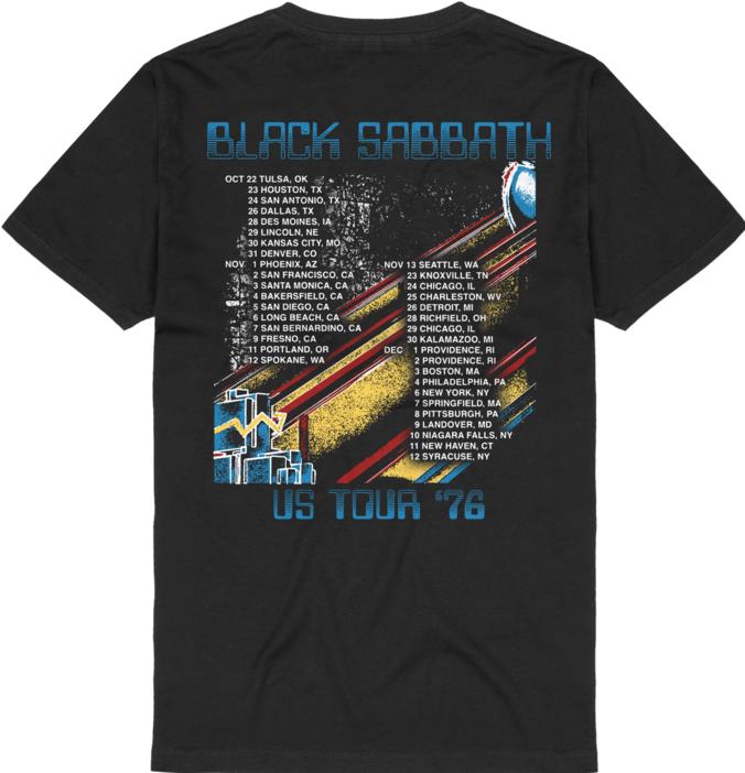 Produktbild Black Sabbath US Tour 1976 (XXL)