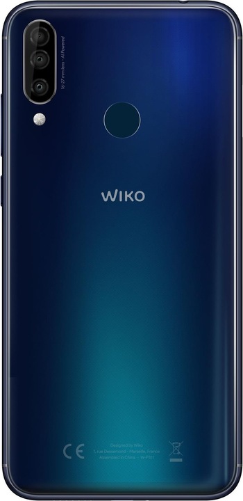 Image du produit Wiko View 3 (64 Go, Bleu nuit, 6.25", Double SIM, 12 Mpx, 4G)