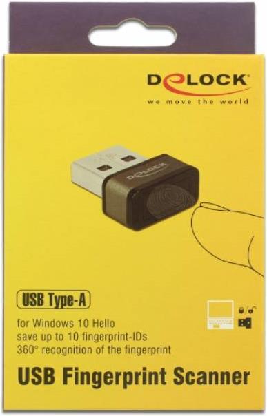 Produktbild Delock USB Fingerabdruckscanner (USB 2.0, 2 cm)