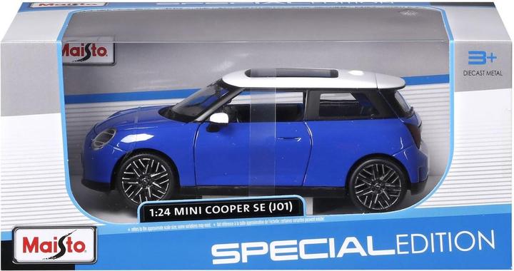 Produktbild Maisto Mini Cooper SE 2024 1/24 blau