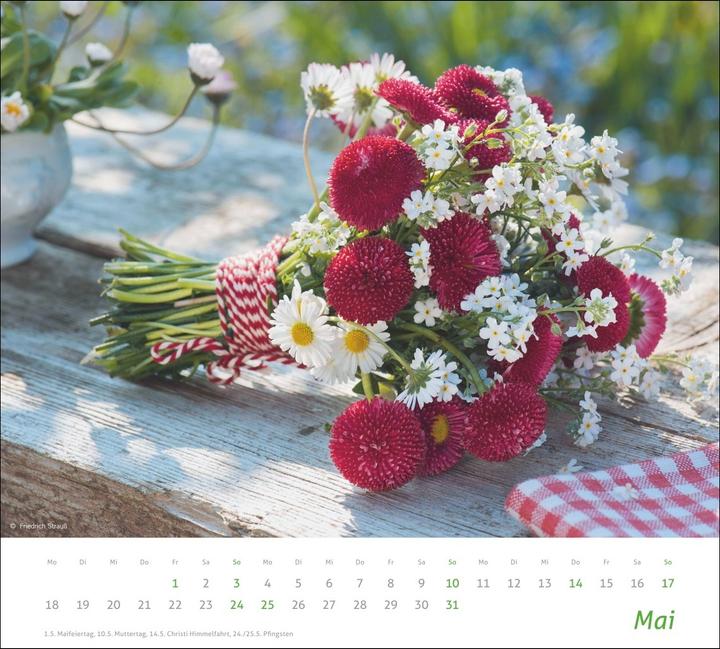 Produktbild times&more Blumen Bildkalender 2026 (30 x 27 cm)