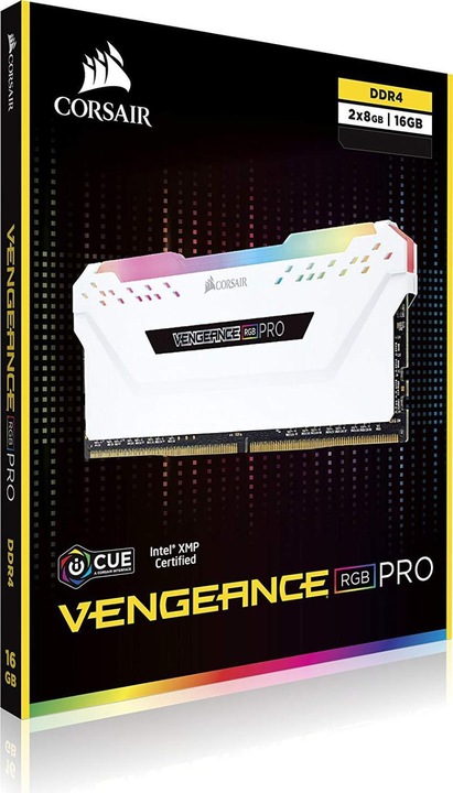 Productafbeelding Corsair Vengeance RGB Pro (2 x 8GB, 3600 MHz, DDR4 RAM, DIMM 288 pin)
