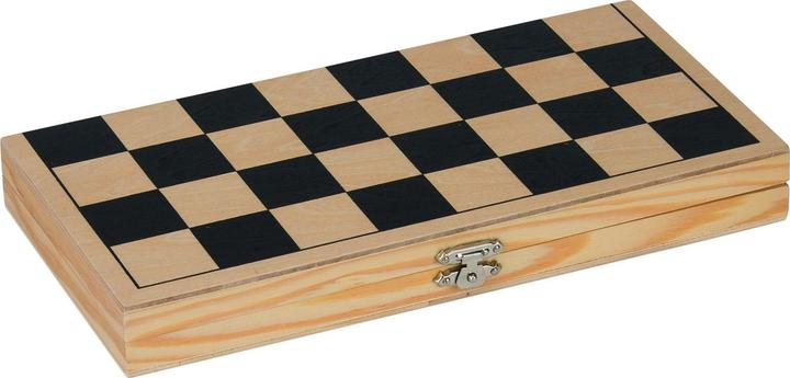 Actual product image Goki Chess set in wooden hinged case