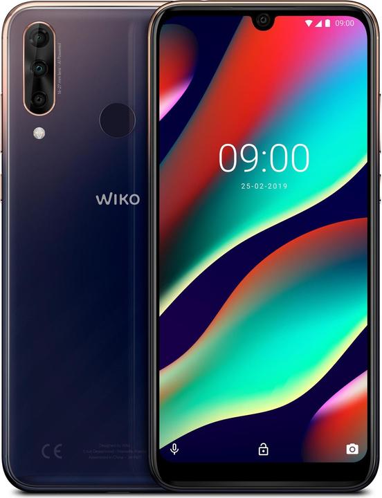 Produktbild Wiko View 3 Pro (128 GB, Nightfall, 6.30", Hybrid Dual SIM, 4G)